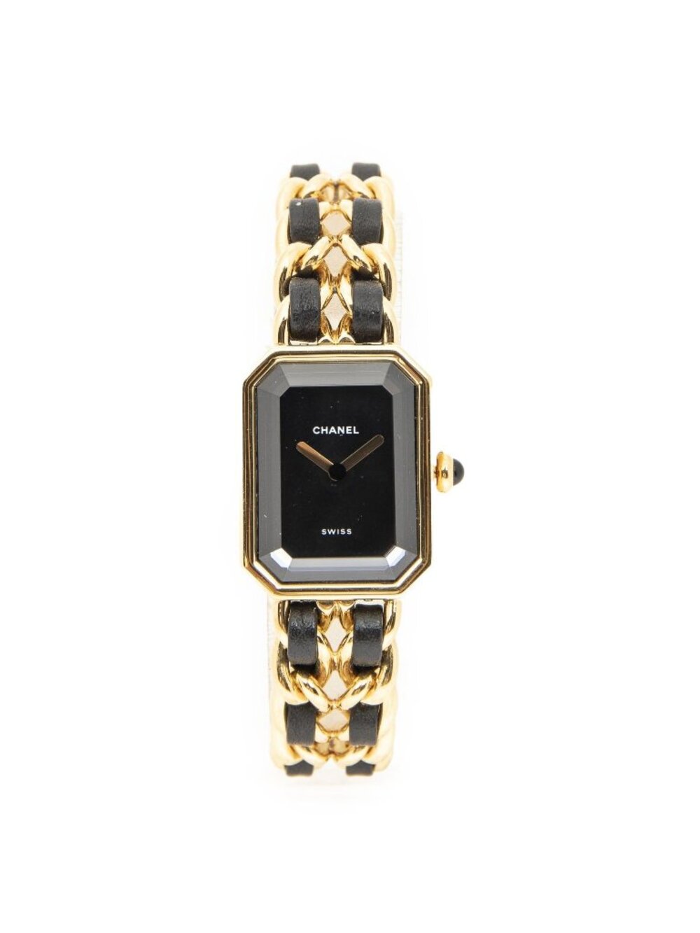 Chanel Premiere Black Gold Plated Shoulder Bag